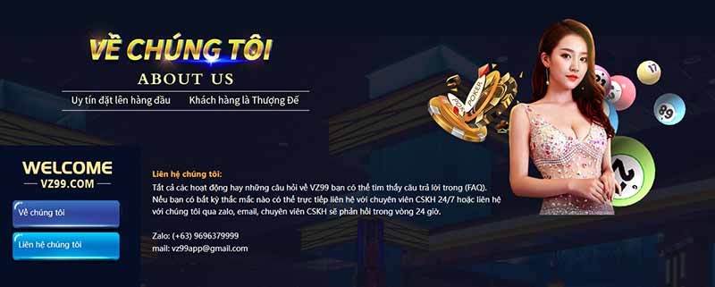 Nhận liên hệ hỗ trợ VZ99 trực tiếp tại đây