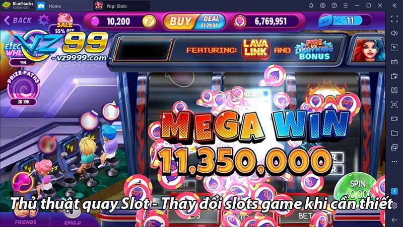 Thủ thuật quay slot Thay đổi Slots Game khi cần thiết